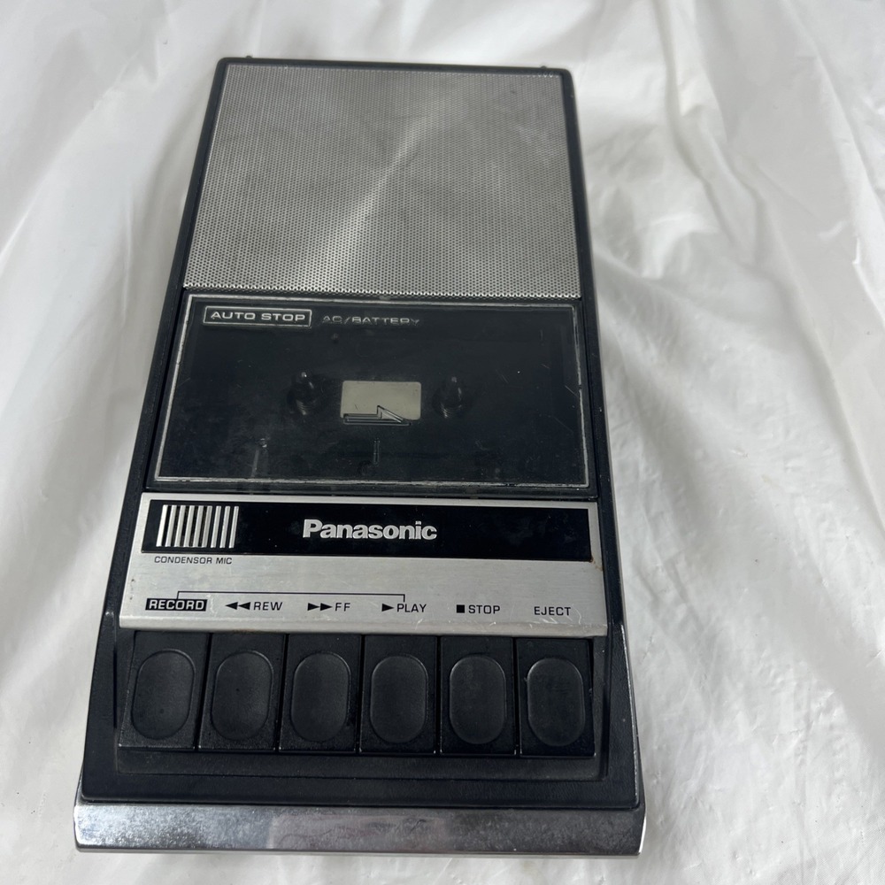 Vintage Panasonic RQ-309S Portable Cassette Tape Player Recorder Not Tested